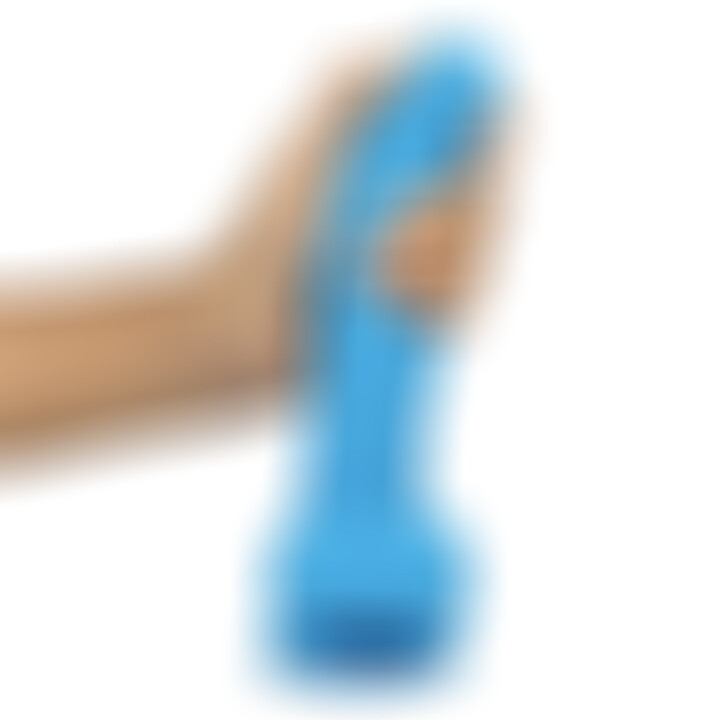 Dildo Realista Dual Layer 8 Azul