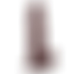 Slidy Dildo Realista Dual Layer Retráctil 8 Marrón
