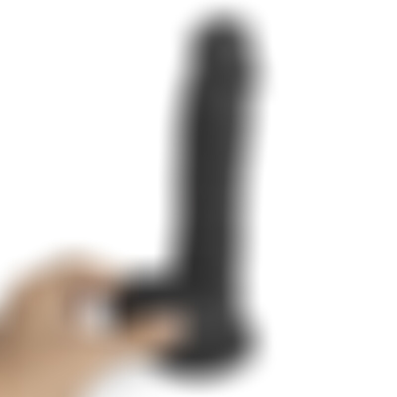 Dildo Realista Dual Layer 8 Negra