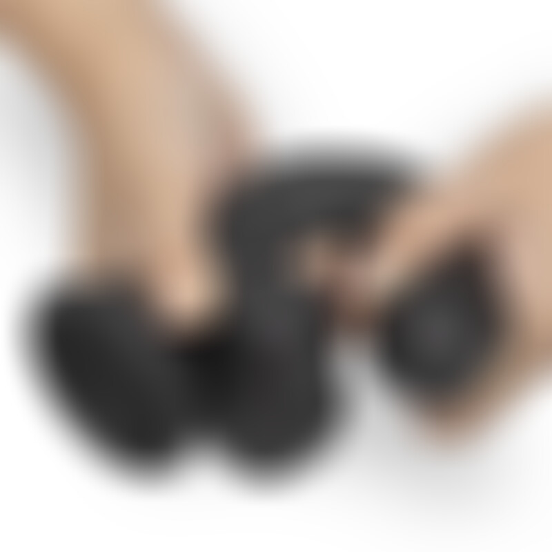 Dildo Realista Dual Layer 8 Negra