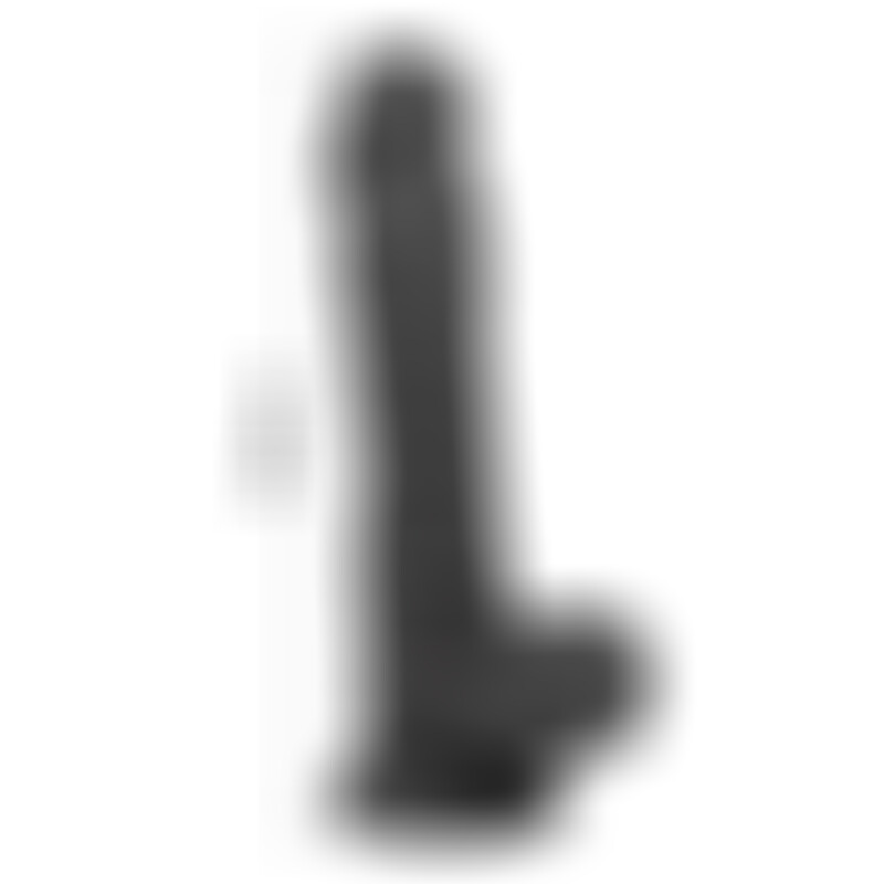 Dildo Realista Dual Layer 8 Negra