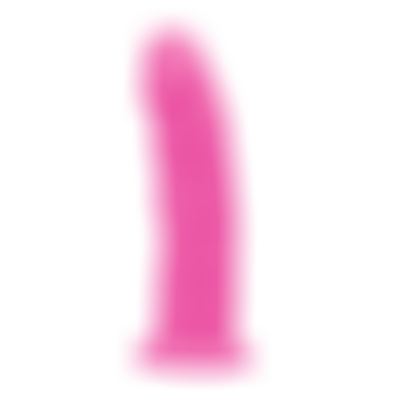 Dildo Model 2 15 cm Rosa Fosforescente