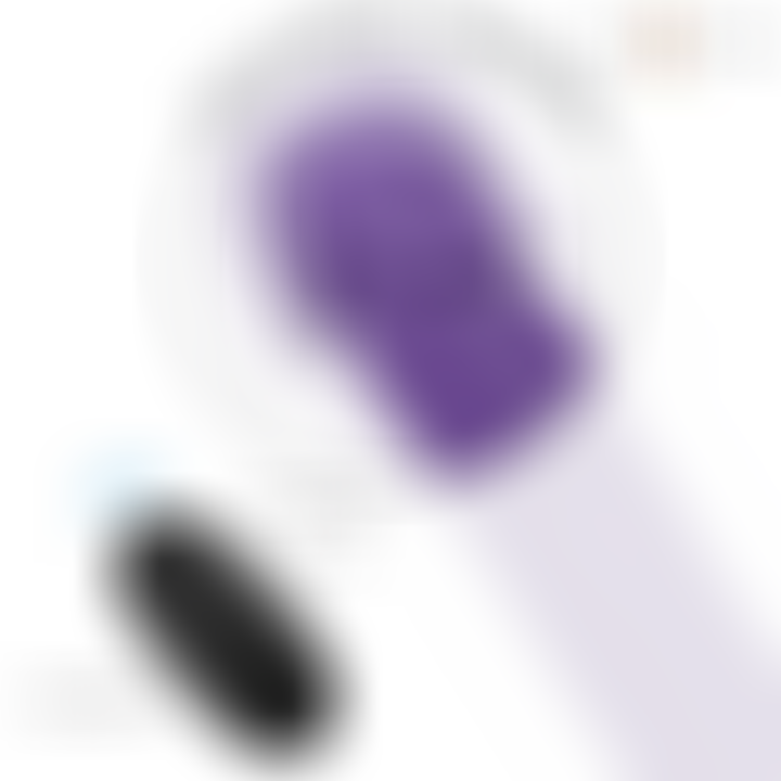 Gunter Doble Vibrador 40 cm Morado Control Remoto