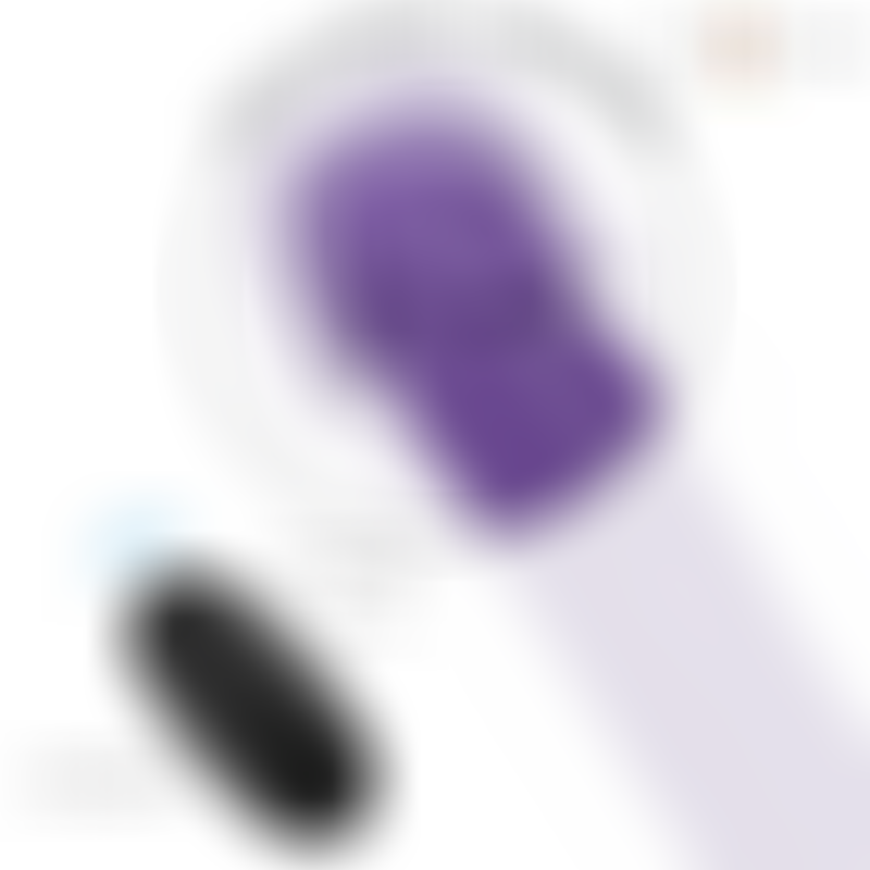 Gunter Doble Vibrador 40 cm Morado Control Remoto
