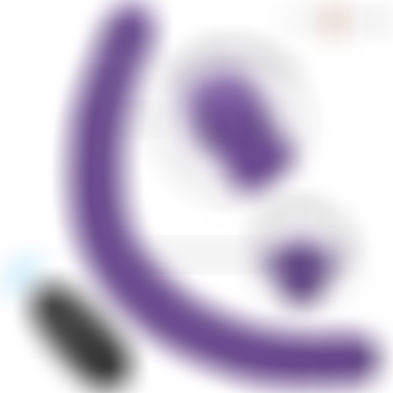 Gunter Doble Vibrador 40 cm Morado Control Remoto