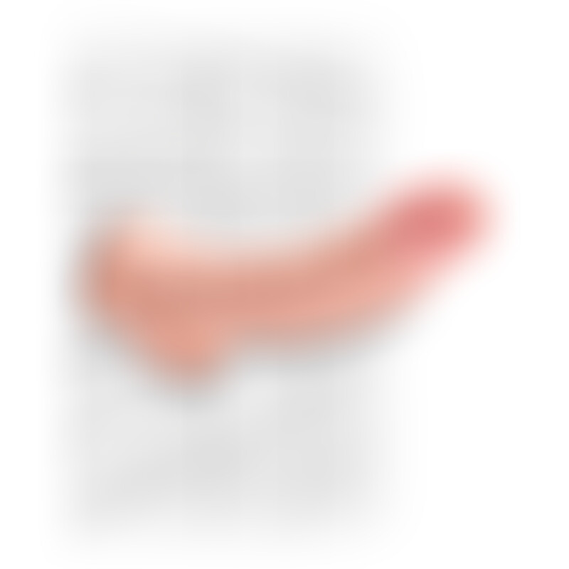 Dildo con Testículos Triple Densidad 18 cm