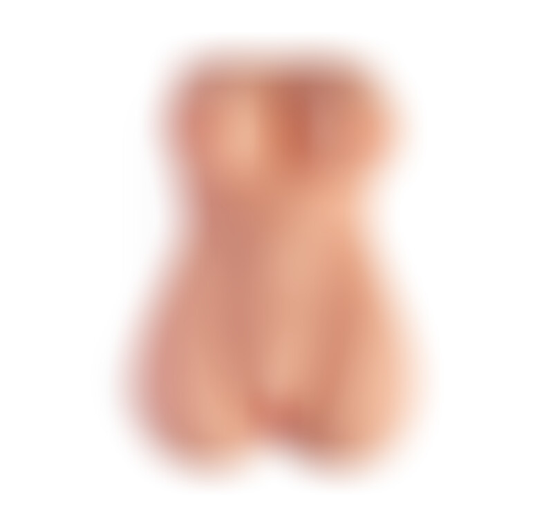 Torso Masturbador Vibrador Vagina y Ano
