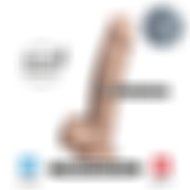 Dildo Real Skin Model 1Flesh con Testículos