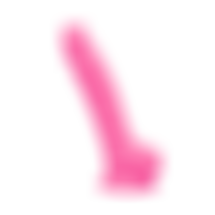 Dildo Model 1 Rosa Fosforescente