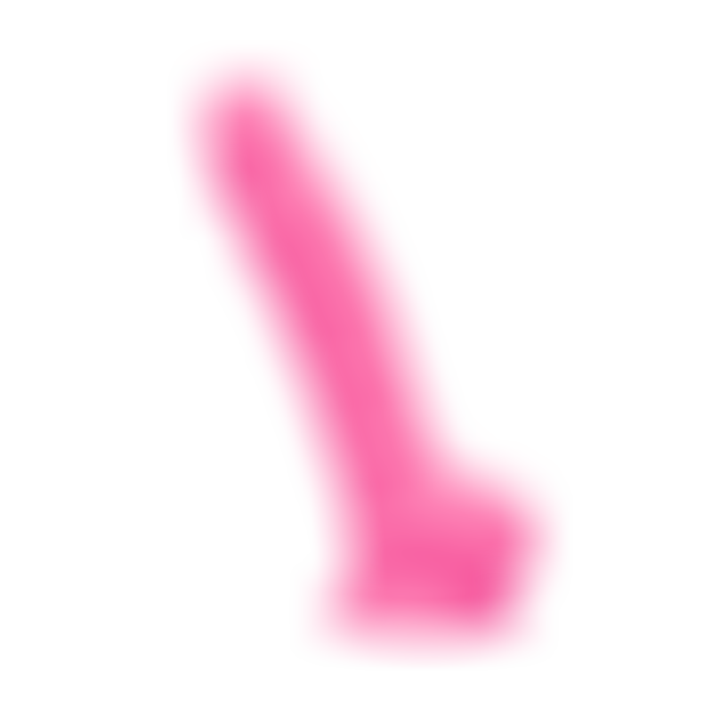 Dildo Model 1 Rosa Fosforescente