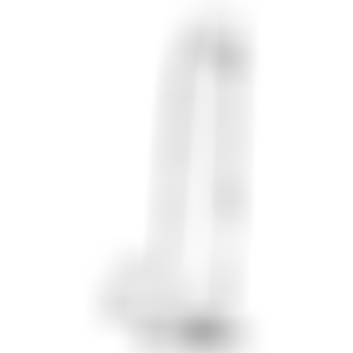 Clear Dildo Realista Transparente 22 cm x 4,6 cm