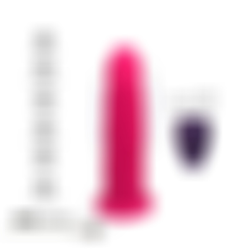 Pene Realístico Modelo 2 Rosa + Control Remoto 17 cm