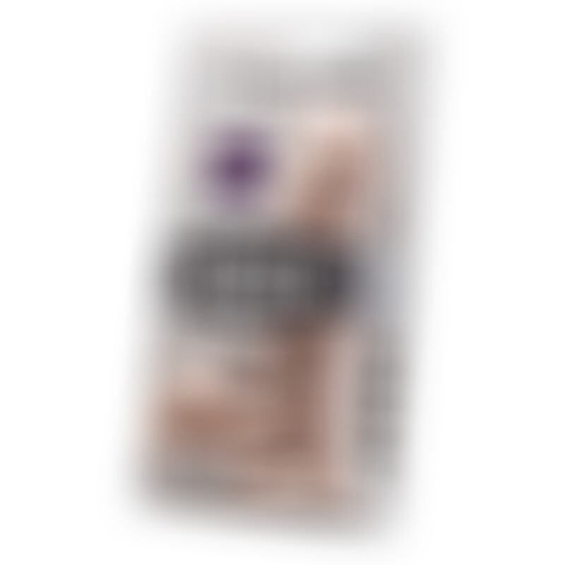 Dildo 18 cm con Vibrador Testículos Natural