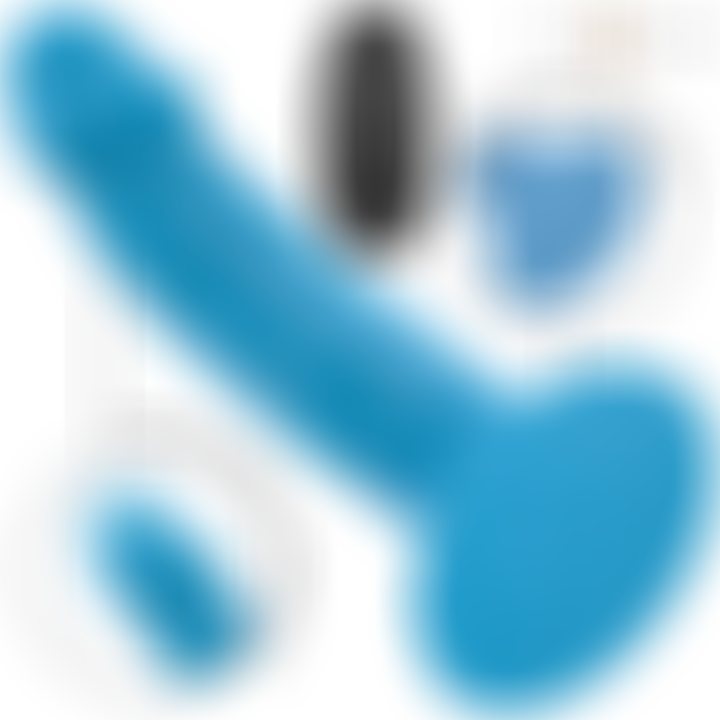 Phoebe Vibrador Realistico Azul Control Remoto