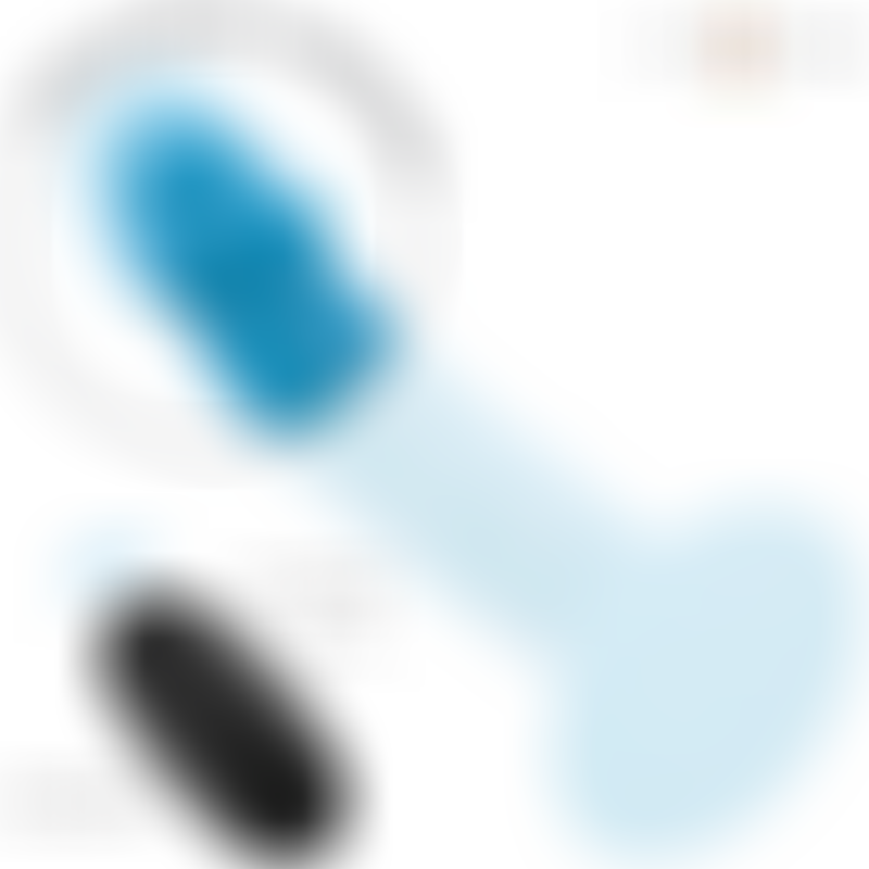 Phoebe Vibrador Realistico Azul Control Remoto