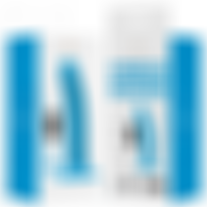 Phoebe Vibrador Realistico Azul Control Remoto