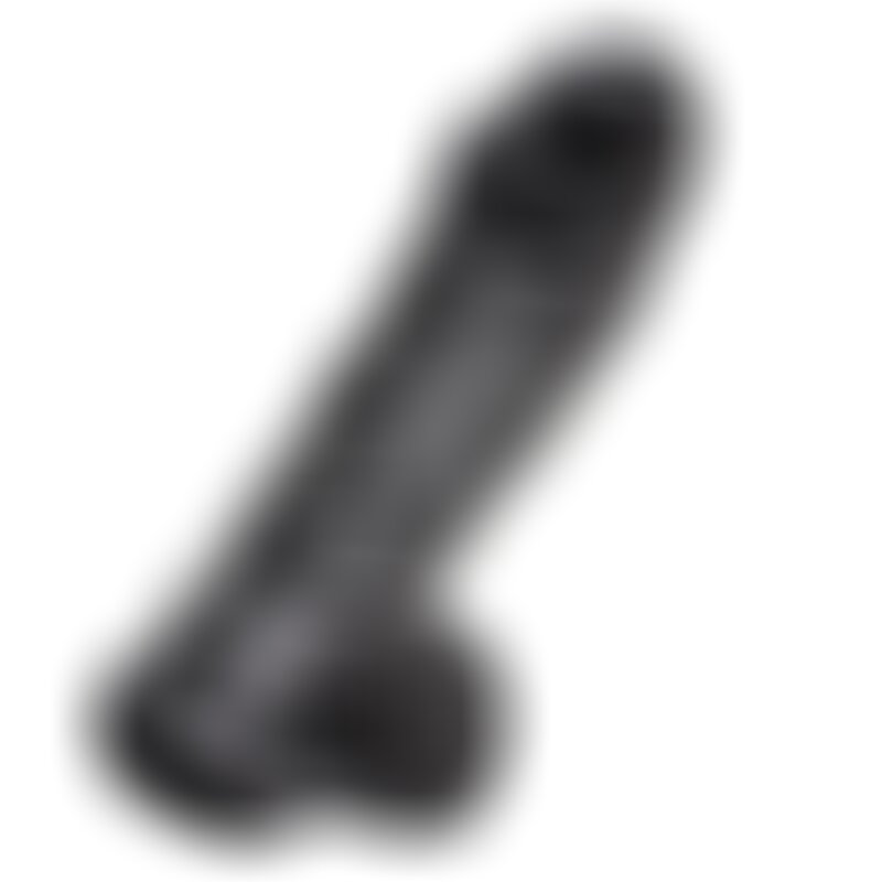 King Cock Pene Realístico con Testículos 25.5 cm Negro