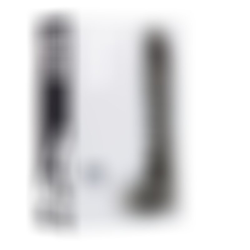 Real Rock Pene Vibrador con Escroto 20 cm Negro